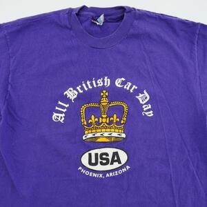 Auto Racing Club T Shirt British Race Cars Tee Uk Fans Phoenix Az Rare